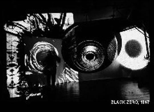 Performance: Black Zero by Aldo Tambellini / Group Center (presented by Christoph Draeger, Performa 09)